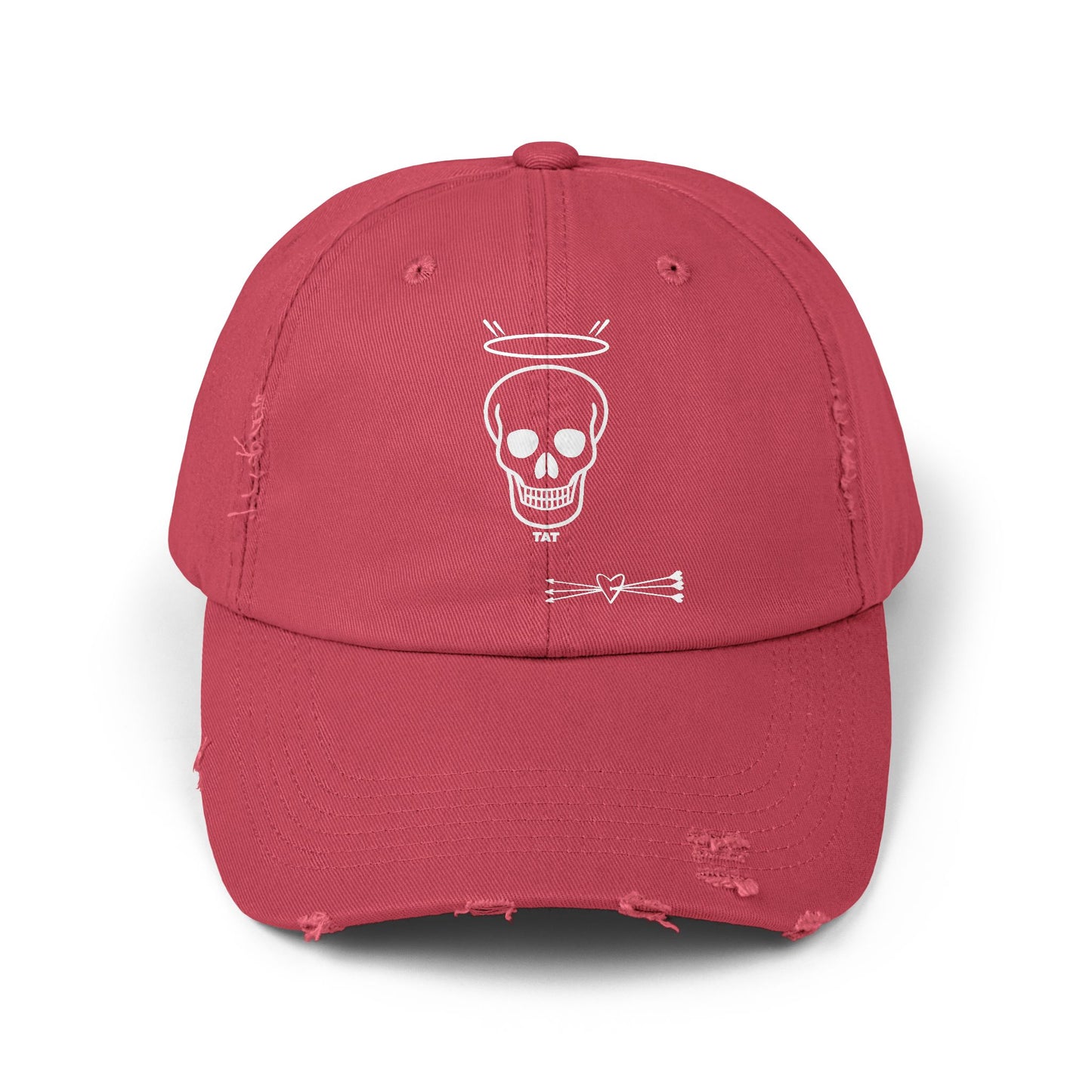 "Head and Heart" Distressed Cap