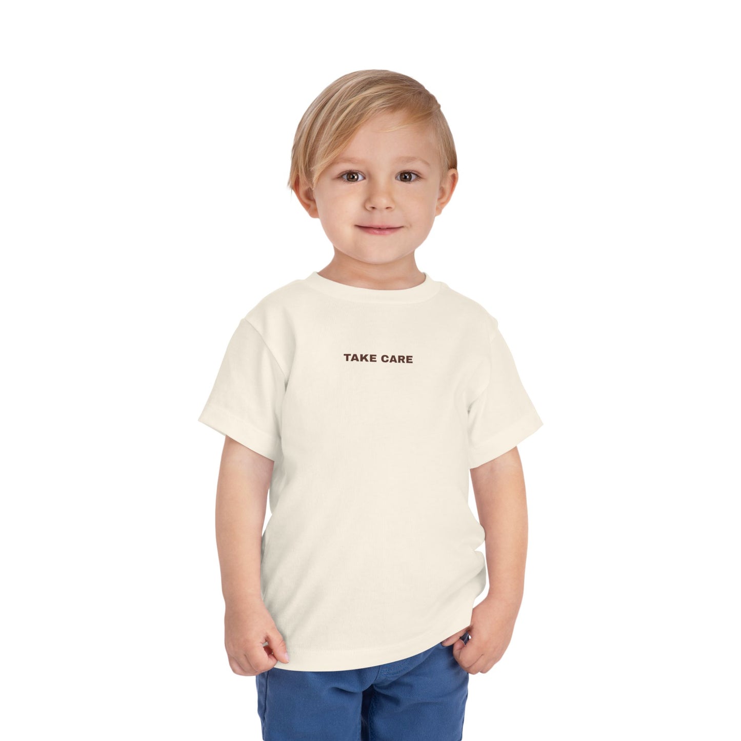 "TAKE CARE" Toddler Tee - Short-sleeve Shirt