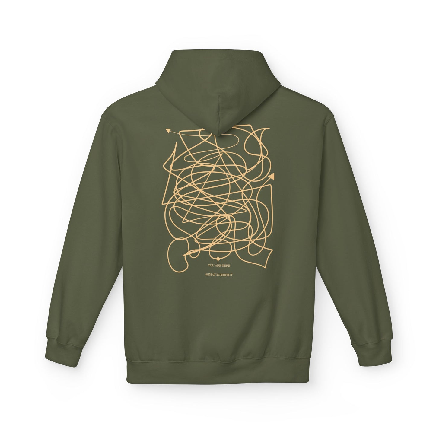 "YOU ARE HERE" Hoodie - Unisex Sweatshirt