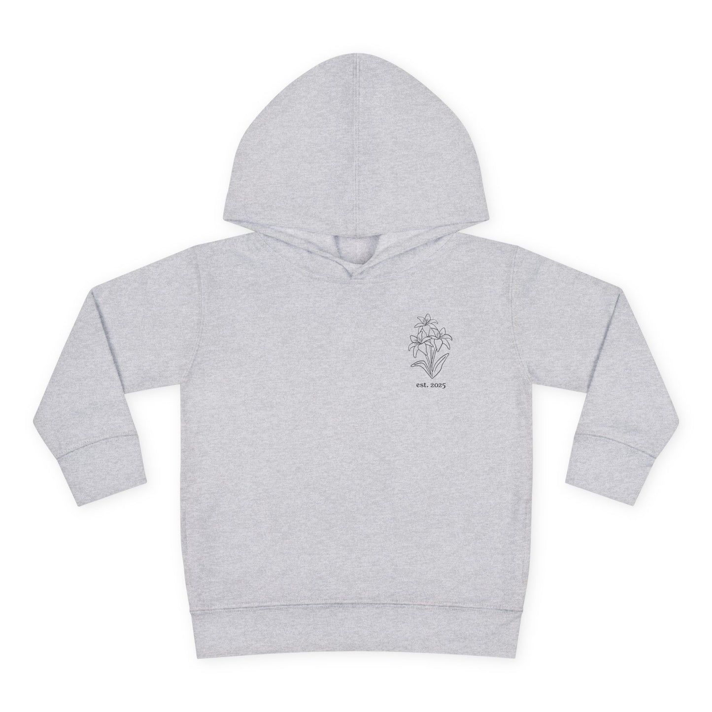 "PURE IN HEART" Toddler Hoodie - Long-sleeve Fleece Sweatshirt