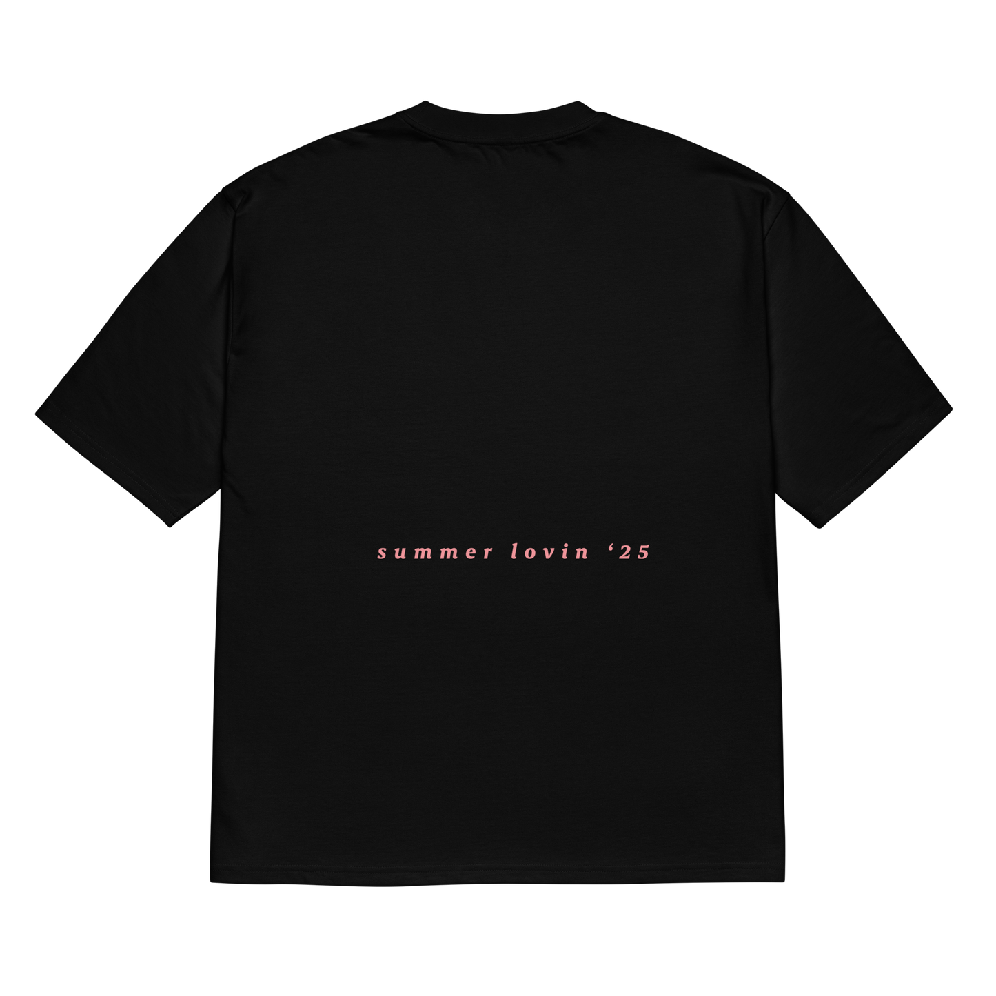 "Only the sun shines above you" Oversized heavyweight t-shirt